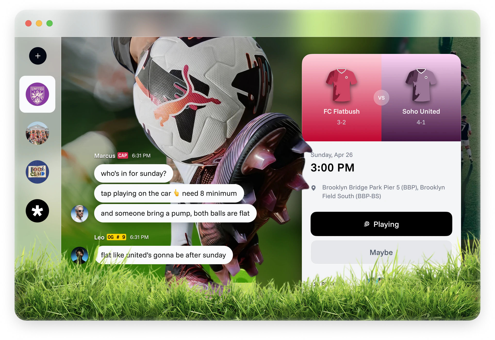 Teams widget
